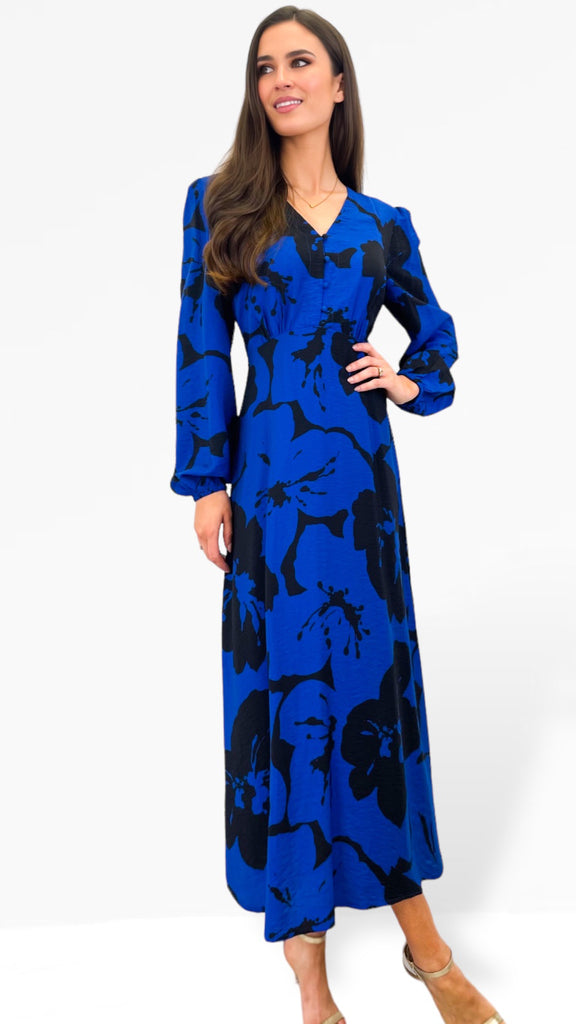 A1012 Ibine Nautical Blue Dress