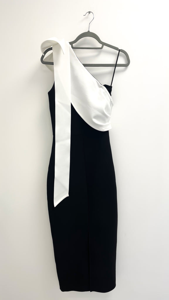 5-A1331 Mono Contrast Bodycon Dress