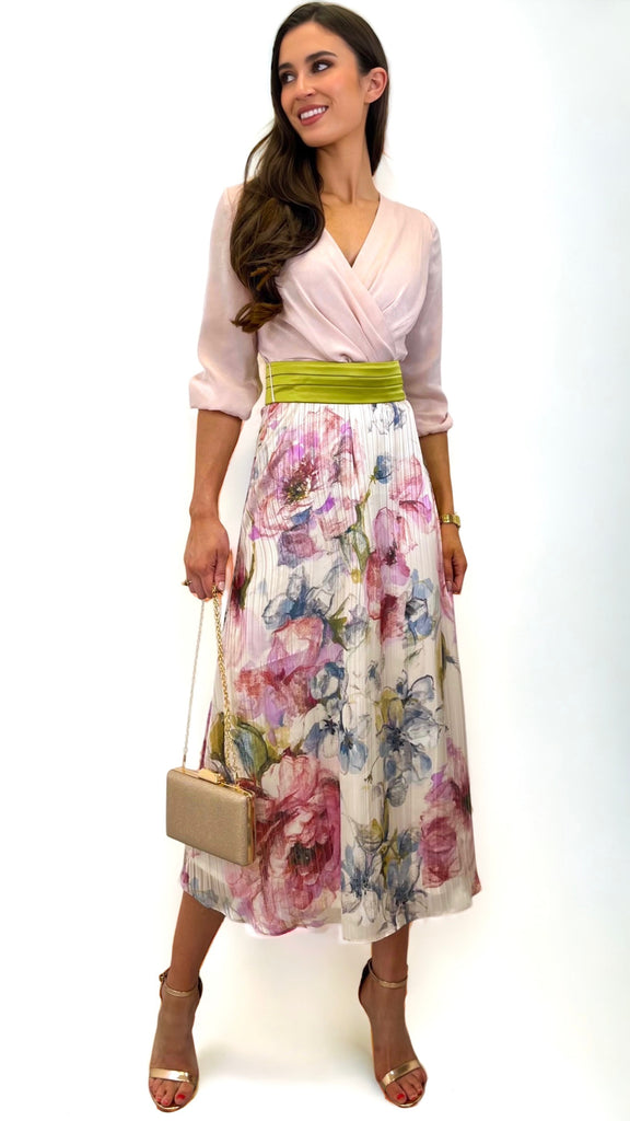 A0920 Marsali Contrast Dress