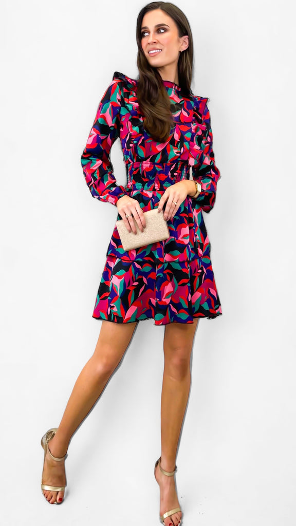 4-A1078 Livia Multi Frill Dress