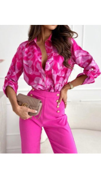 A0940 Pink Estee Blouse