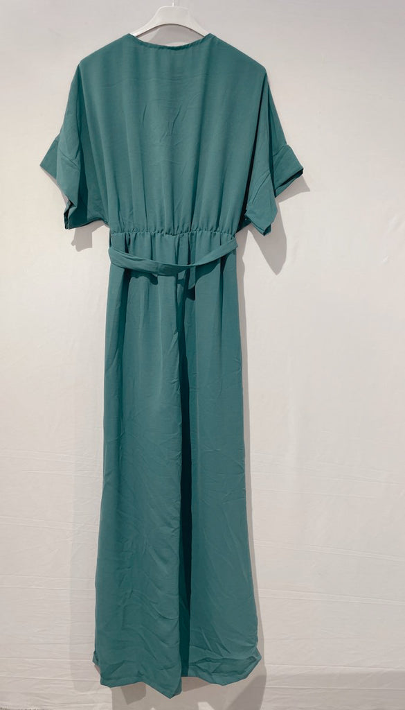 4-A2514 Giralda Teal Jumpsuit