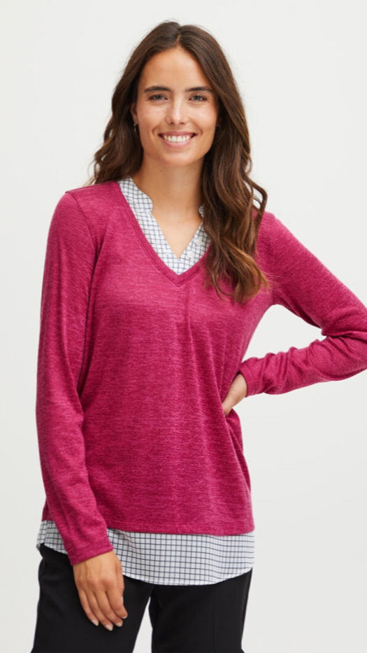 A1041 Frrexan Double Look Top