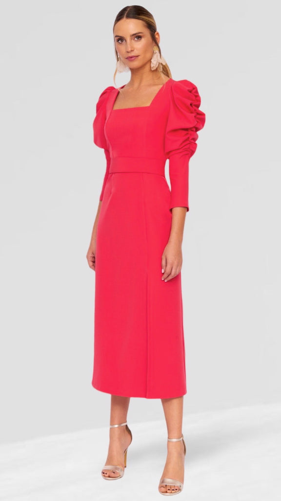 A0976 Sirela Puff Sleeve Dress