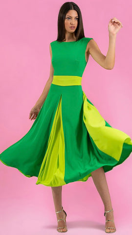 A1501 Simona Aqua Print Loose Top Dress