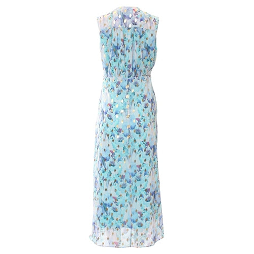 5-A1431 Bena Blue Floral Dress