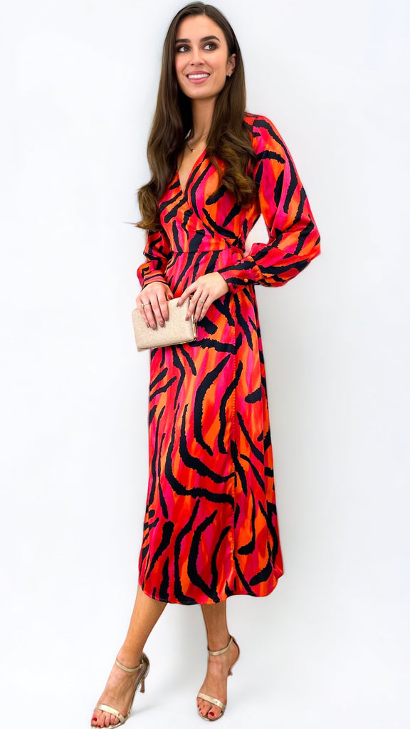 A1051 Vinaria Wrap Dress Midi