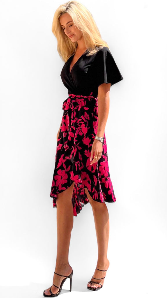 A0921 Marilyn Asymmetrical Dress