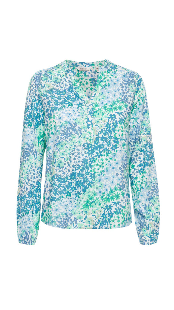 A0791 - (SIZE 8 ONLY) - Blue Bell Mix Blouse