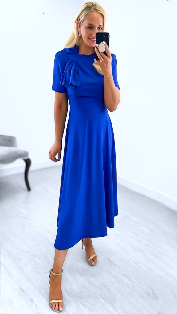 4-A2382 Minta Royal Bow Detail Dress
