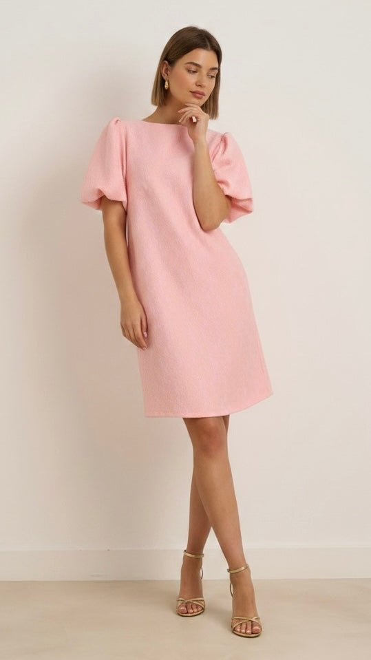A3009 Verity Pink Shift Dress