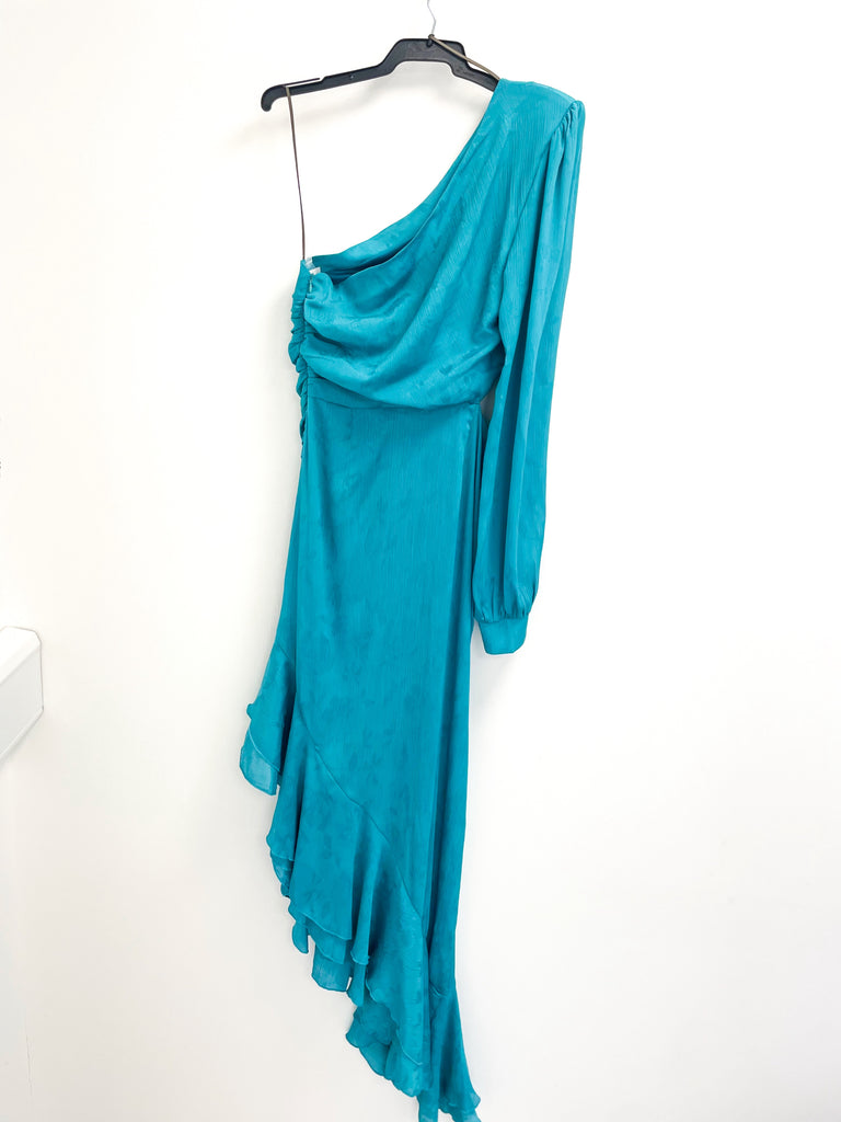 A1585 Naikita Asymmetrical Frill Dress