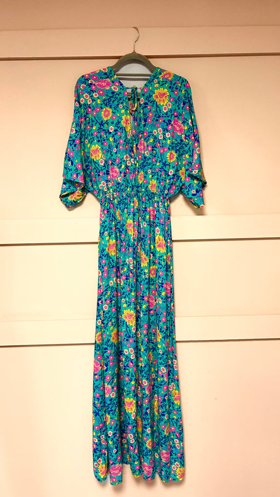 A3096 Lois Floral Maxi Dress