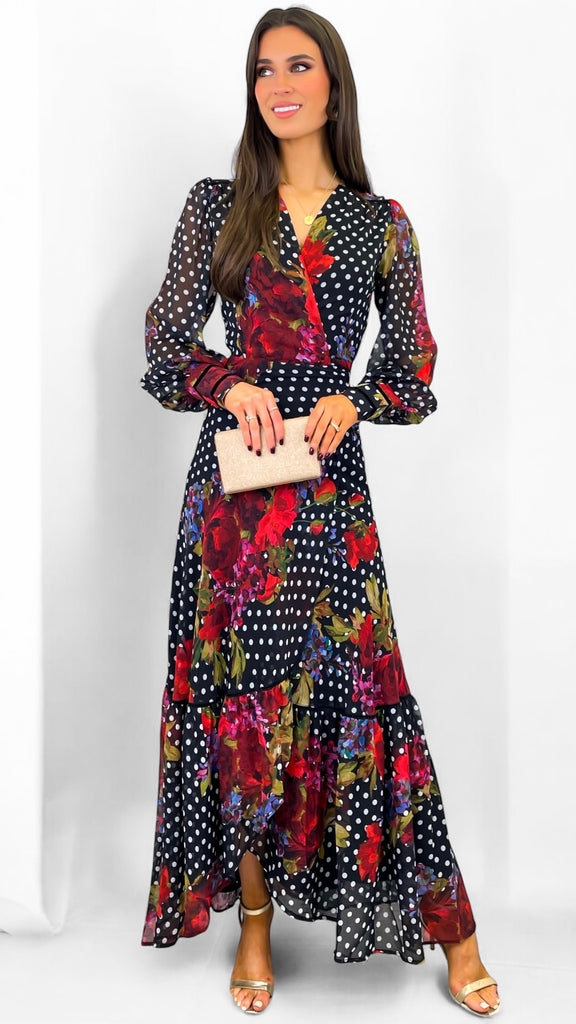 4-A1983 Hope & Ivy Moni Wrap Dress