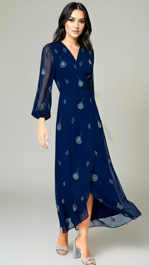 A2642 Hope & Ivy Harper Wrap Dress