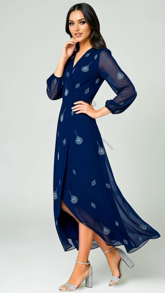 A2642 Hope & Ivy Harper Wrap Dress