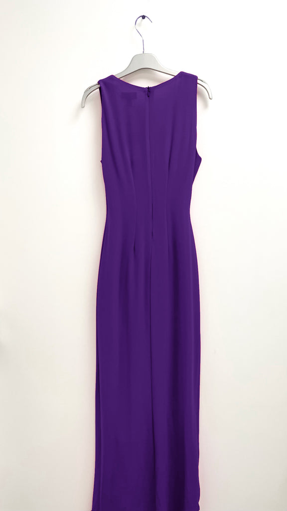 A2792 Matilde Purple Ruffle Dress