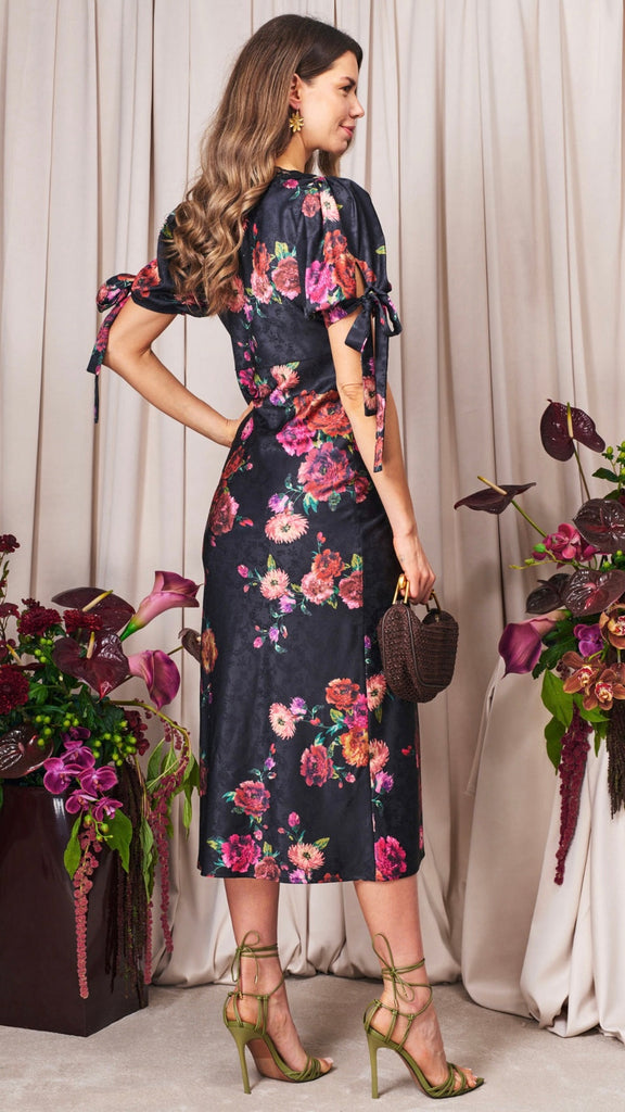 A3290 Hope & Ivy Tanya Floral Dress