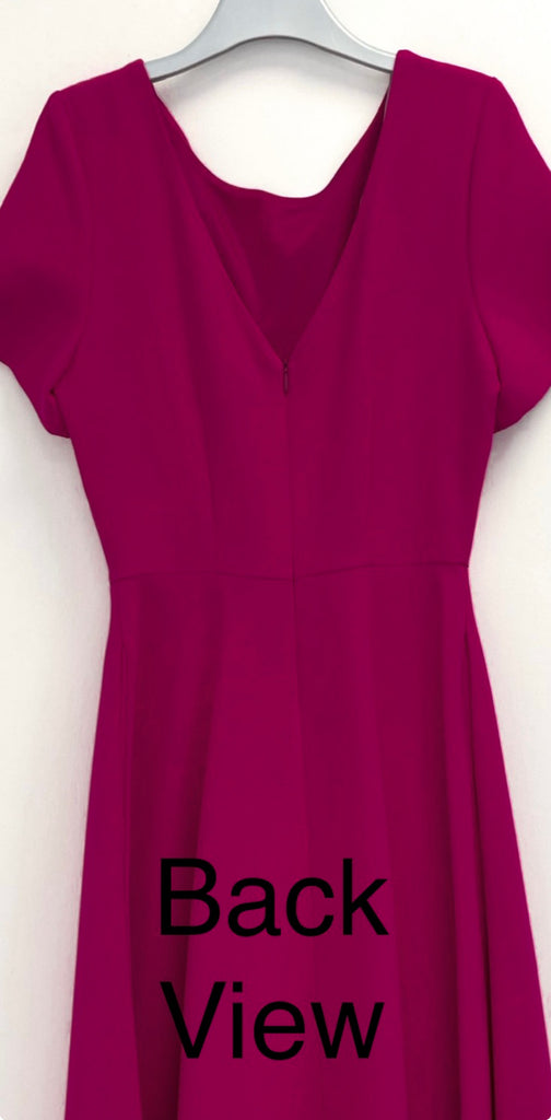 A2533B Emery Deep Magenta Flare Dress