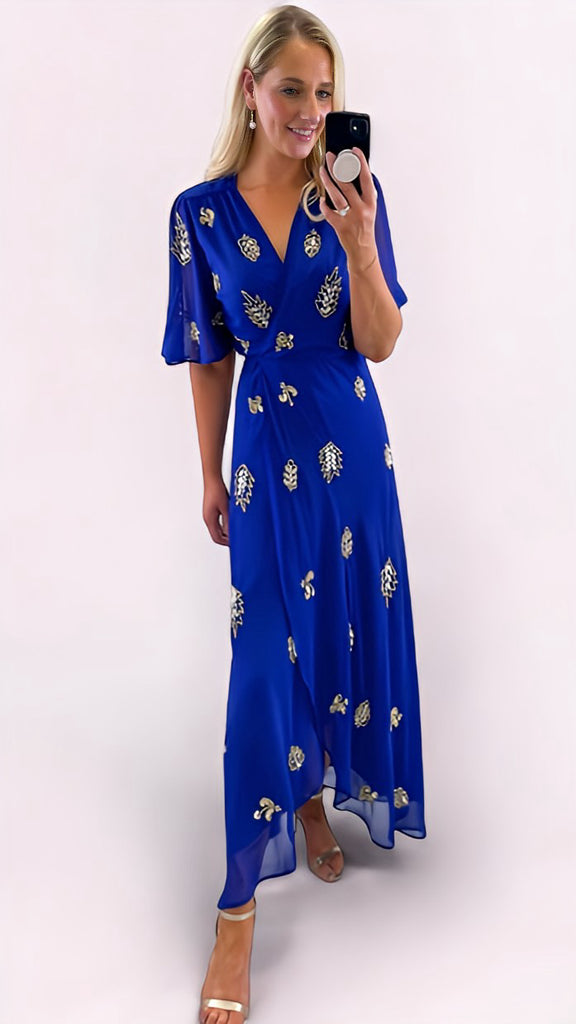A2447 Hope & Ivy Marion Wrap Dress