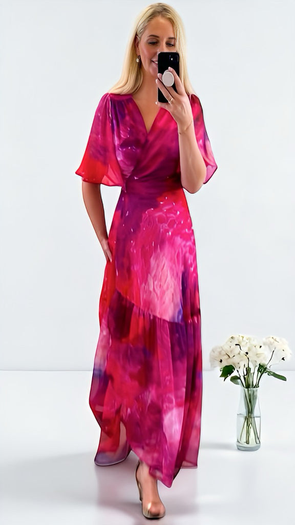 A2451GG Hope & Ivy Hermoine Wrap Dress