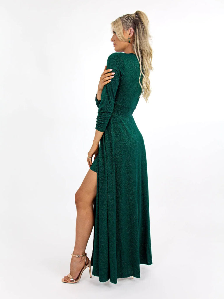 4-A1245 Green Lurex Sophie Dress