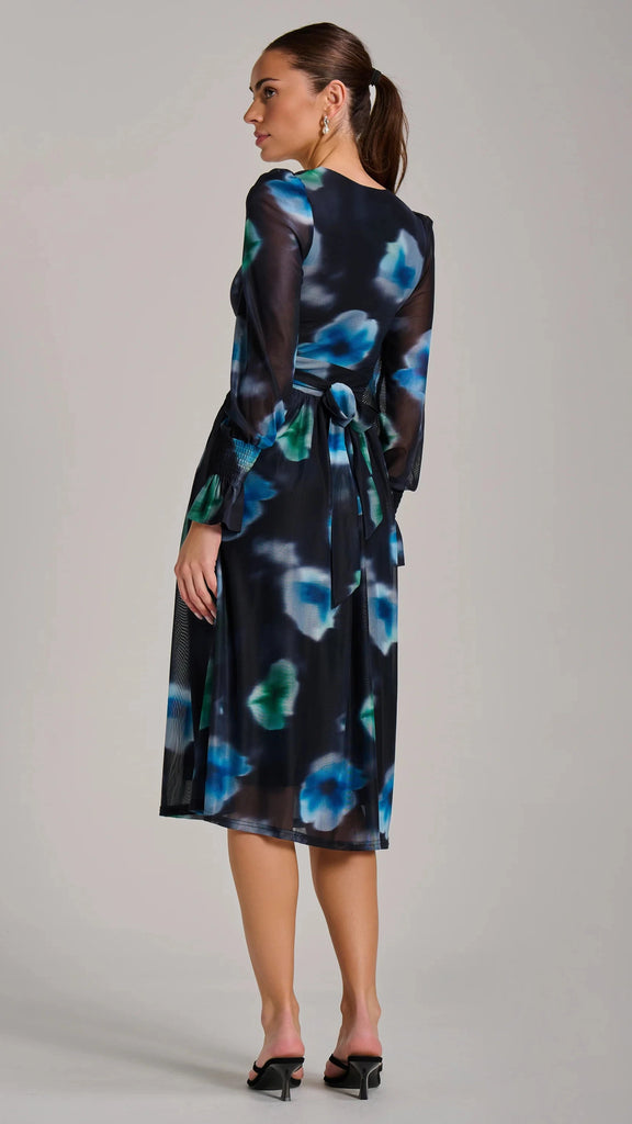 A3216 Jolie Moi Navy Madison Dress