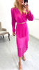 A1627 MaryKate Pink Layered Dress