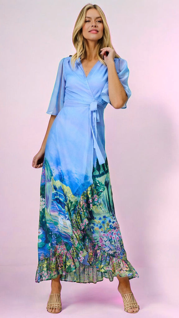 4-A2317 Hope & Ivy Nadia Wrap Dress