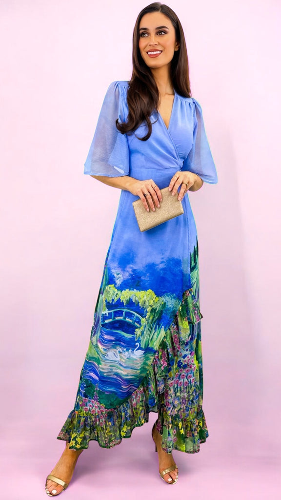 4-A2317 Hope & Ivy Nadia Wrap Dress