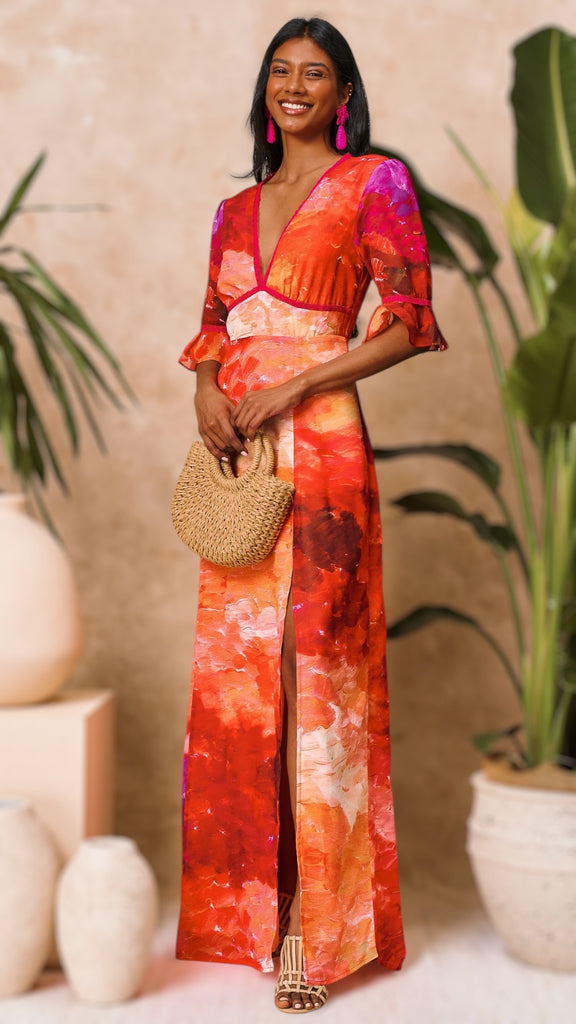 4-A2353 Hope & Ivy Christina Open Back Dress