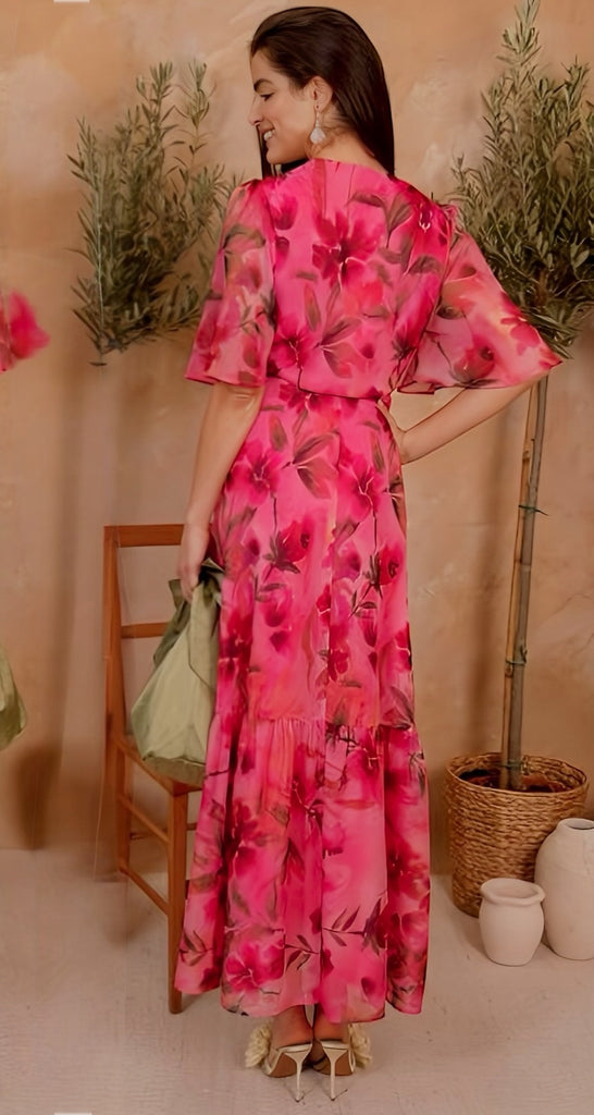 4-A2386 Hope & Ivy Pleasance Wrap Dress