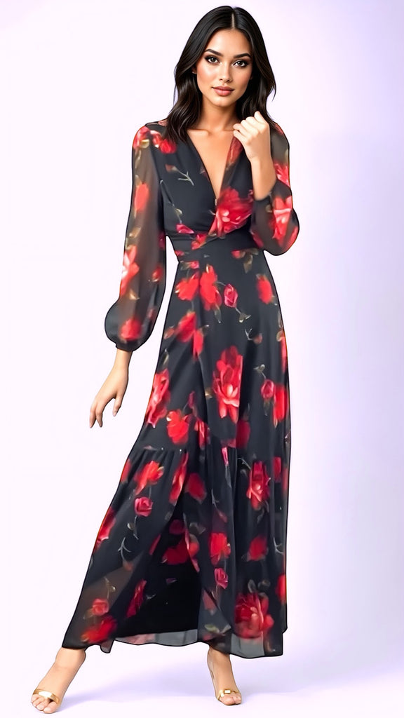 A2570 Hope & Ivy Camilla Wrap Dress