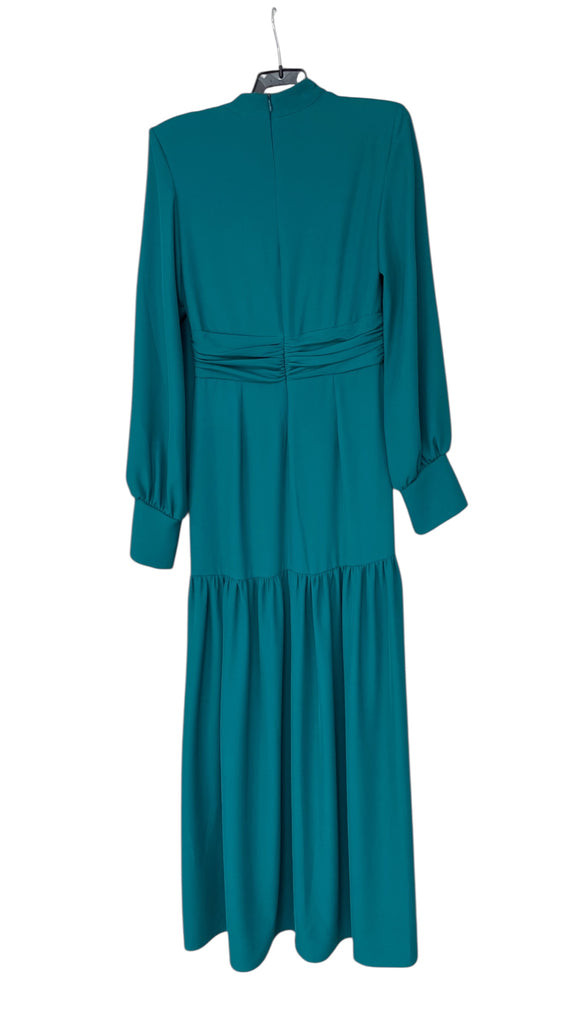 A2794 Milara Teal High Neck Dress