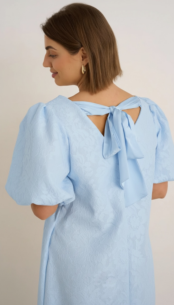A3045 Sky Blue Verity Shift Dress