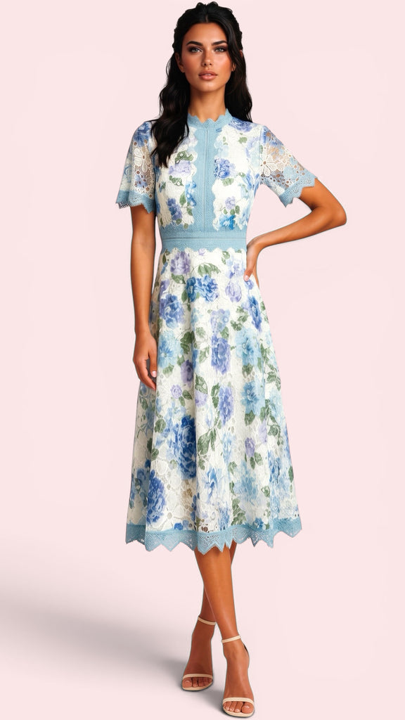 A3057 Beverly Multi Crochet Dress