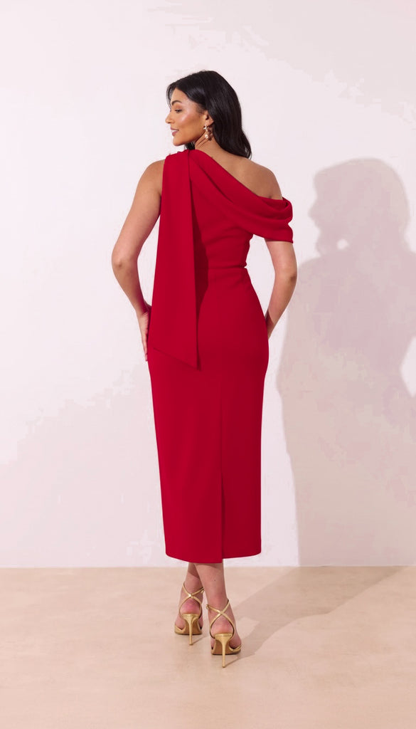 A3147 8th Sign Eleni Dress Red