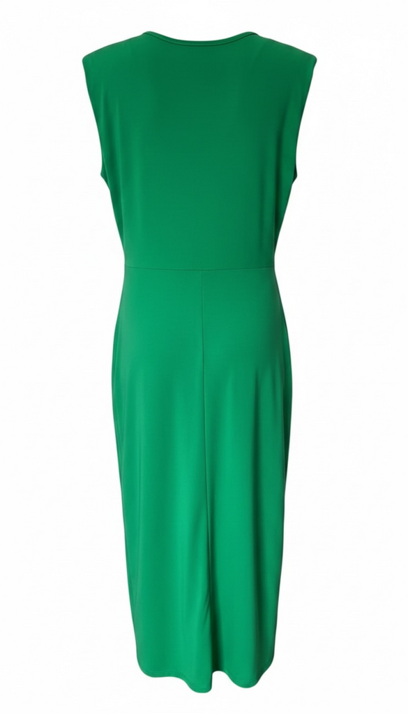 A3189 Green Nell Bodycon Rouched Dress