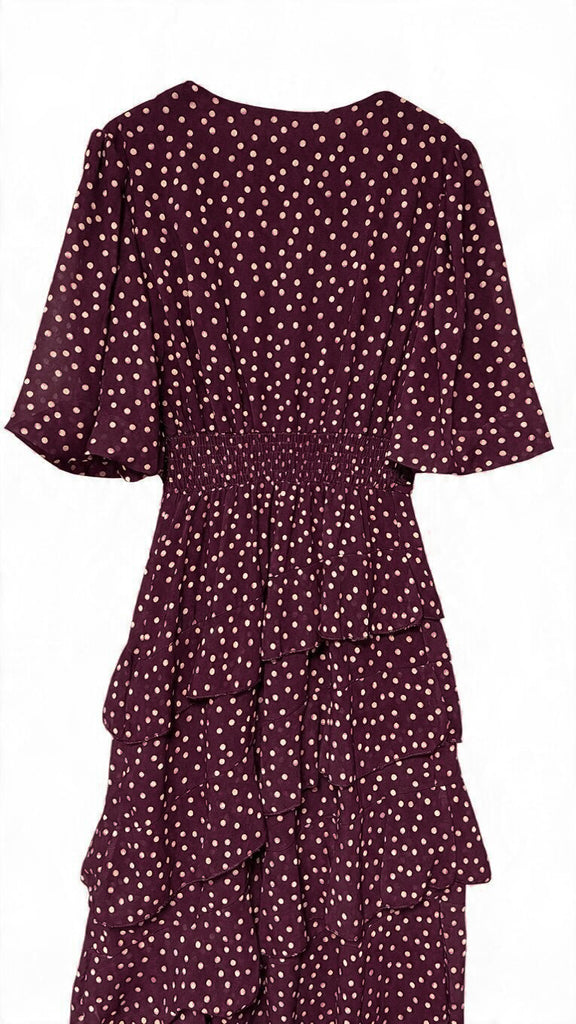 A3304 Camilla Plum Dotty Layered Dress