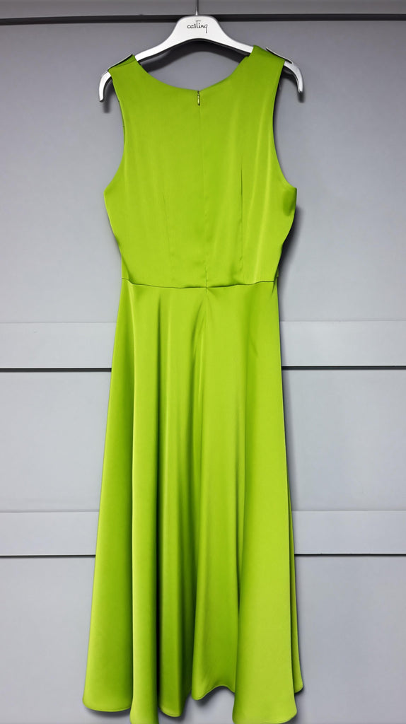 A2958 Martha Apple Green Flare Dress