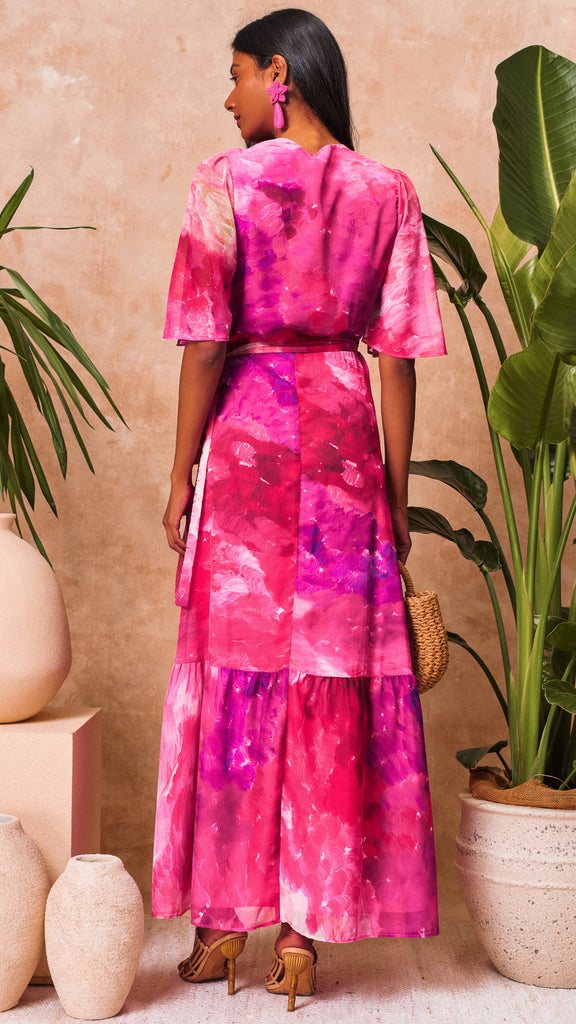 A2451GG Hope & Ivy Hermoine Wrap Dress