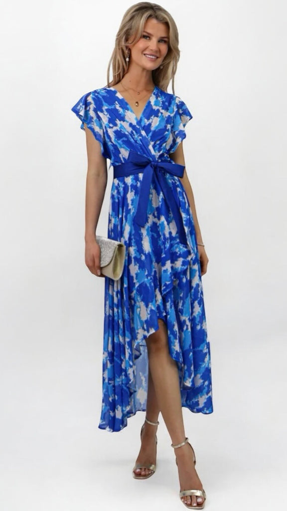 4-A2377 Ballerina Royal Blue Dress