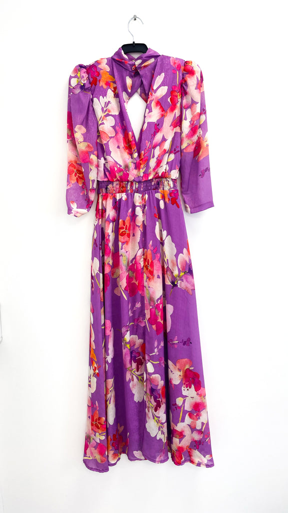 4-A2279 Georgia High Neck Dress