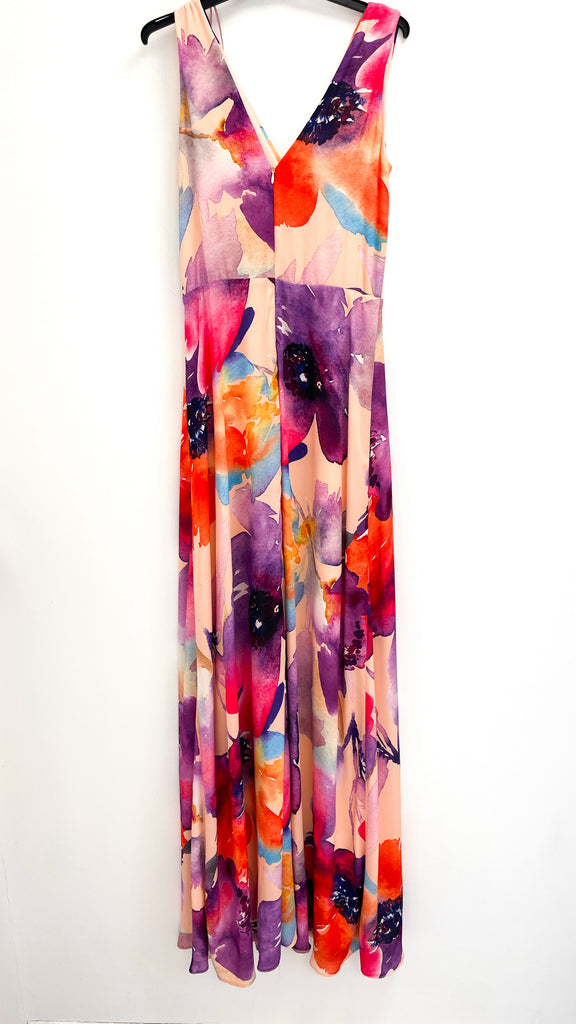 4-A2469 Christy Multi Print Maxi Dress