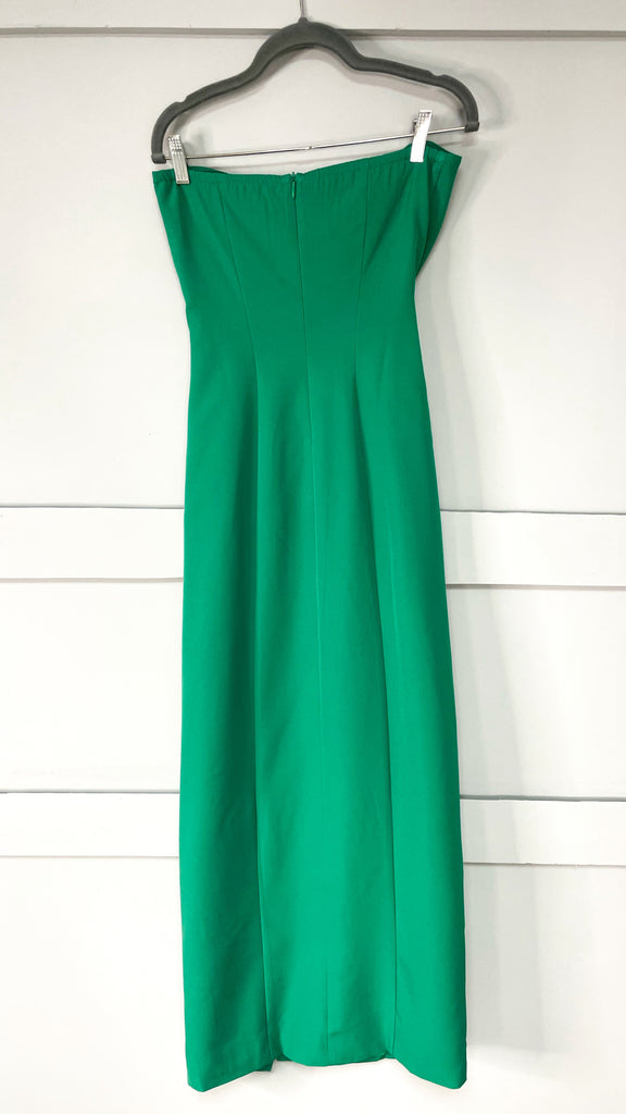 4-A2545 Sandra Green Bardot Dress