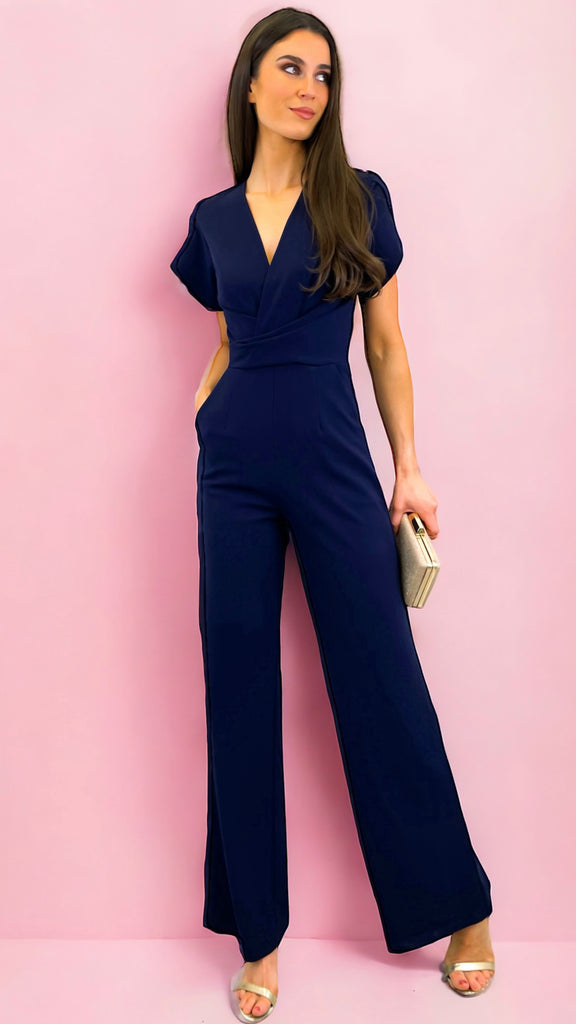 A2387 Navy Bridget Jumpsuit