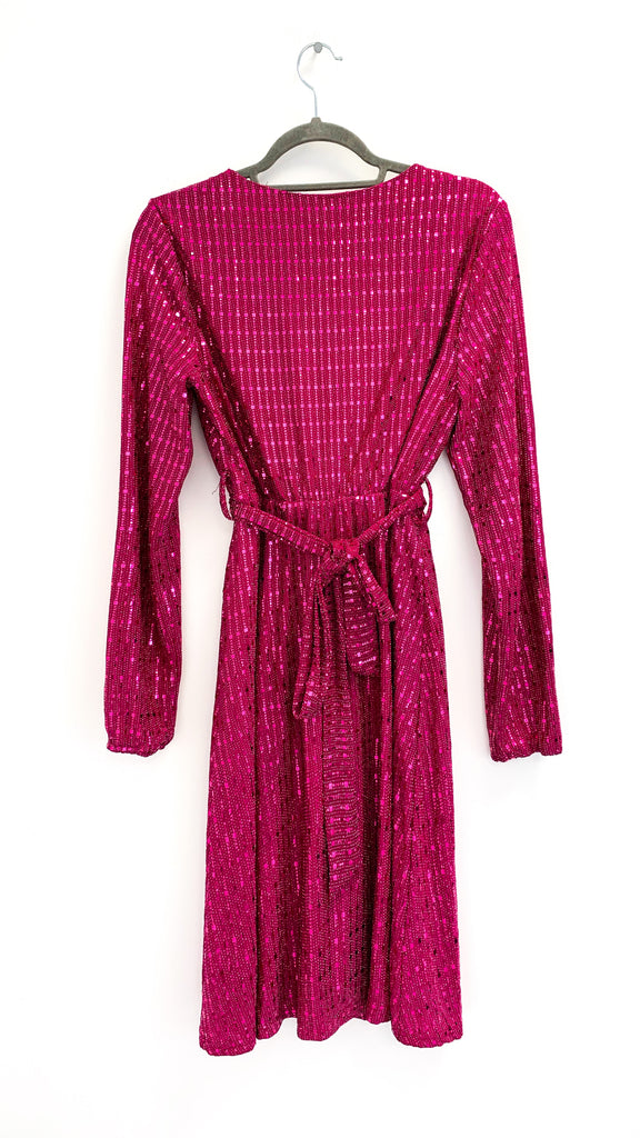 4-A1971 Pink Sparkle Kylie Dress