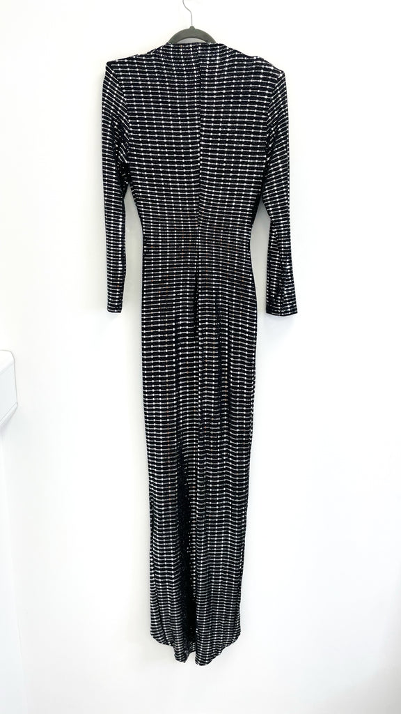 4-A2061 Goggin Silver Sequin Dress