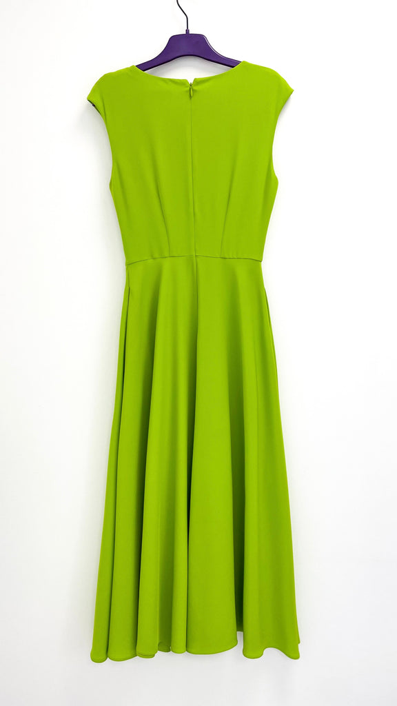 4-A2144 Caira Lime Flare Dress