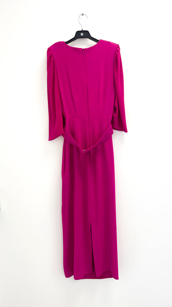 A2485 Tricia Magenta Pencil Dress